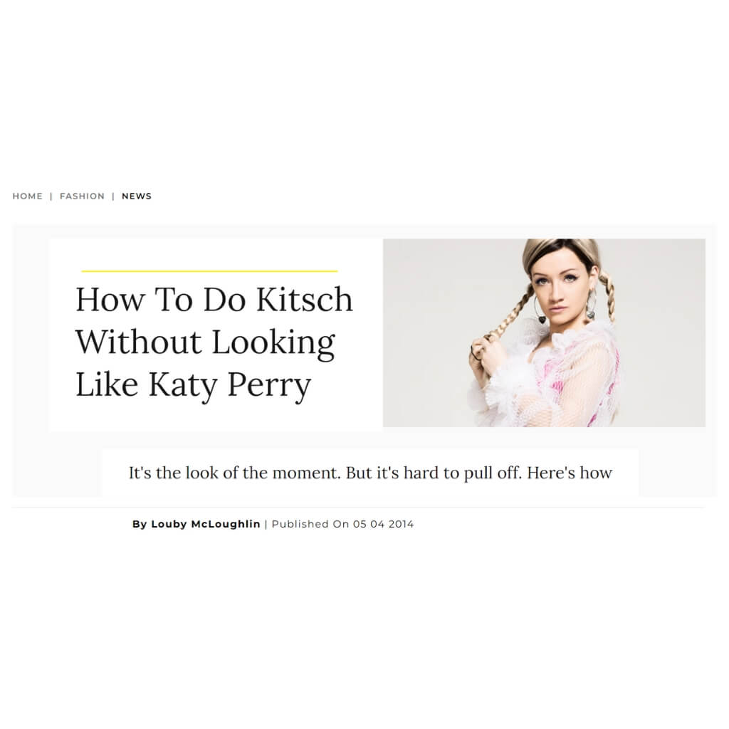 GRAZIA how to do Kitsch without looking like Katy Perry