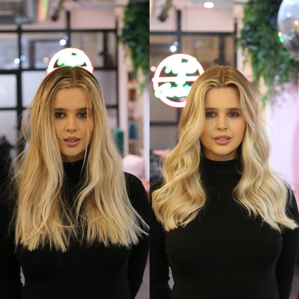 blonde hair colour transformation