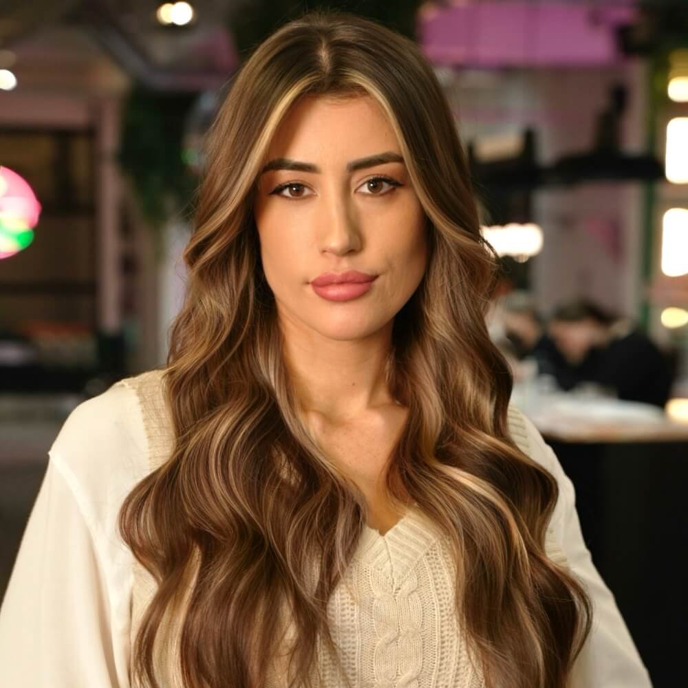 Face frame hair colour service in London