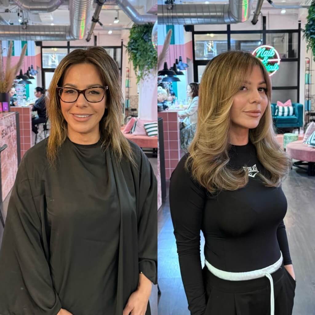 Hair Extensions Before & After (1) curly hair extensions before and after