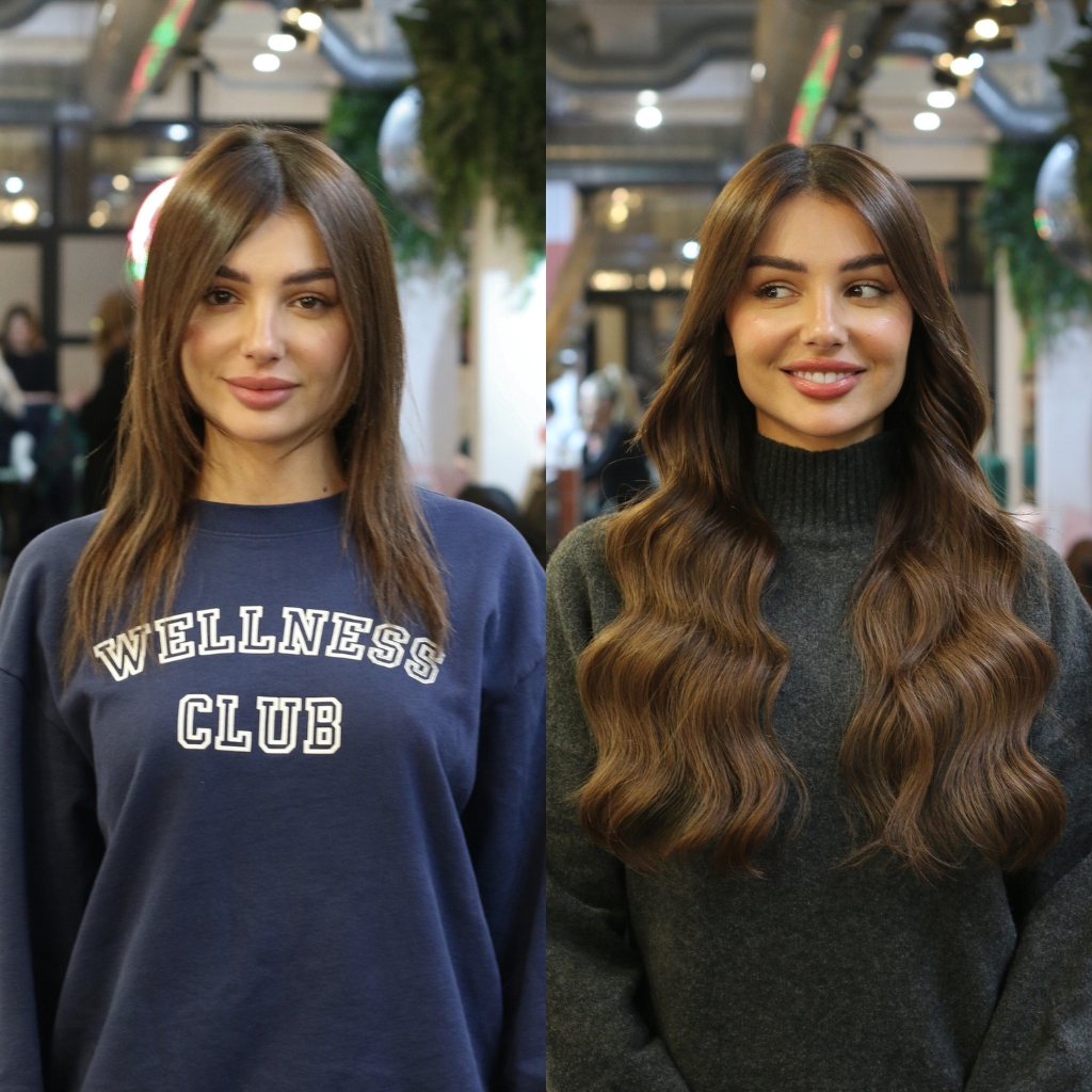 Hair Extensions Transformation (3) Brunette Hair Extensions Transformation
