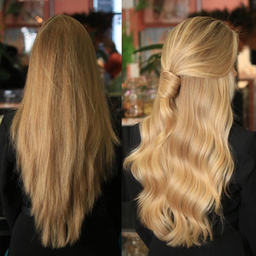 balayage hair colour transformation