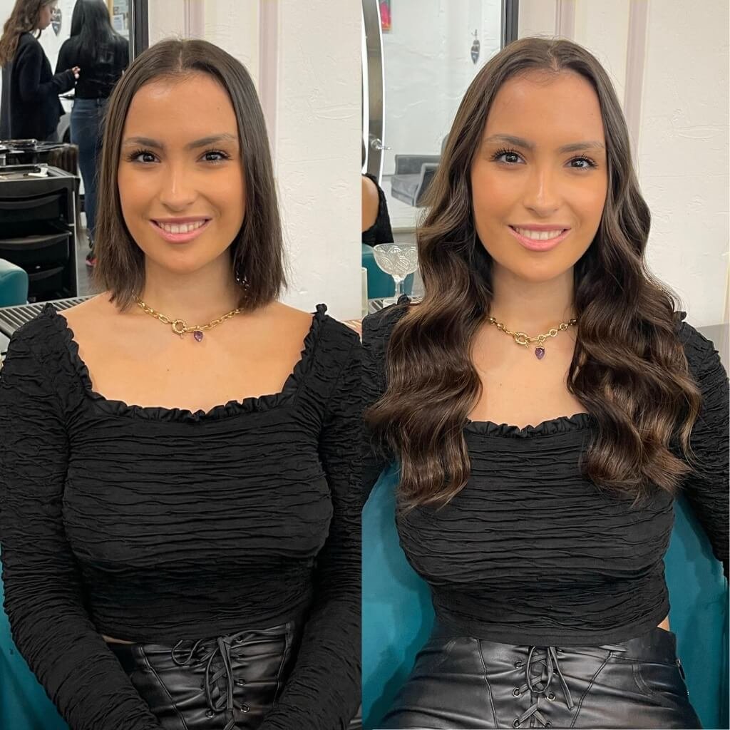 Hair extensions London transformation