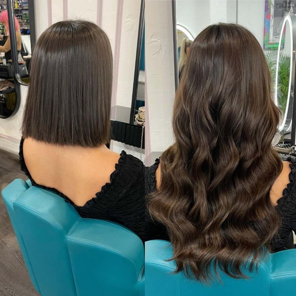Hair extensions london before and after