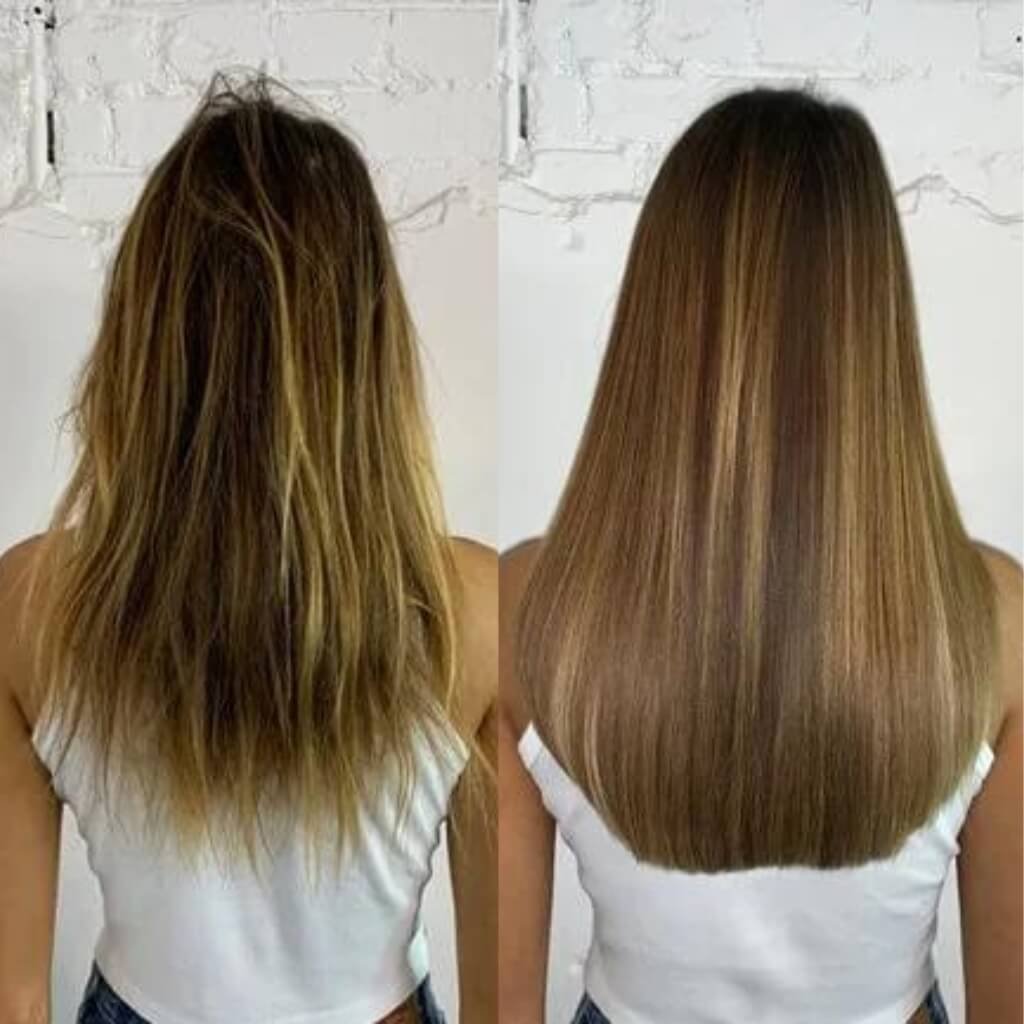 hair extension transformation